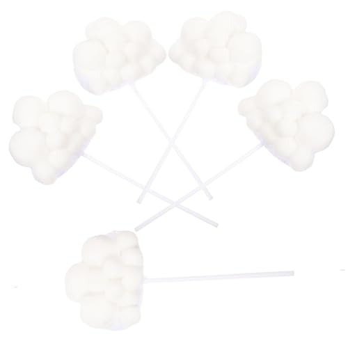 LALADEFIEE 15 Stk geburtstagstorte dekoration Wolkenkuchendekorationen Cupcake-Picks für die Brautparty birthday cake decoration birthday cake topper Geburtstagskuchen-Picks Dessert-Topper von LALADEFIEE