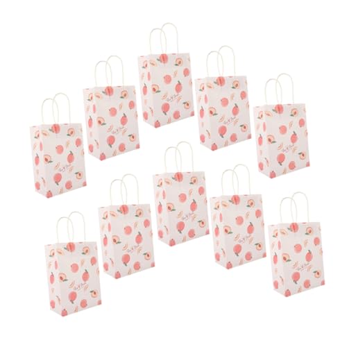 LALADEFIEE 18 Stk Handtasche Geschenktüten für Papiertüte mit Griffen Papiertüten Partygeschenktüten aufbewahrungssack storage pockets große Geschenktüte Geschenkverpackungsbeutel von LALADEFIEE