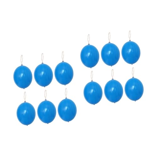 LALADEFIEE 20 Stk Punschballons Für Die Party Gelbe Luftballons Prallen Neon Hochzeitsballons Ballonfahren Karneval Babyboard-aufkleber Für Autos Spielzeug Blaue Luftballons Schlagbälle Blue von LALADEFIEE