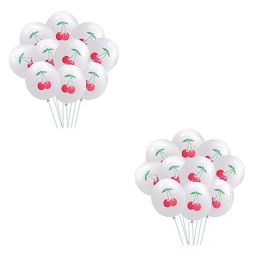 LALADEFIEE 20 Stk bedruckte Luftballons für Partys Alles zum Geburtstagsballon Luftballons für Obstpartys deckenverkleidung babyshowerparty Luftballons für Geburtstagsfeiern Partyballons von LALADEFIEE