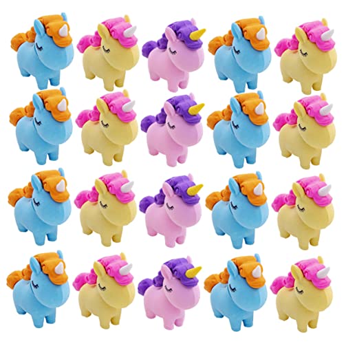 LALADEFIEE 20St Radiergummi erasers for für kinder adventsgeschenke kinder Kinderversorgung Mini-Cartoon-Radierer Mini-Zubehör praktische Mini-Radierer Schüler Zubehör Plastik von LALADEFIEE