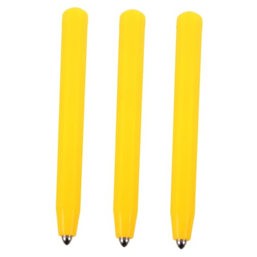 LALADEFIEE 3st Magnetischer Zeichenbrettstift Zeichenstift Stifte Für Magnetzeichenbretter Zeichenbrett Stifte Ersatz-eingabestift Magnetisch Magnetstift Schreibtafelstift Yellow Abs von LALADEFIEE