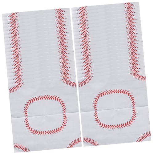 LALADEFIEE 40 Stück Baseball Servietten Basketball Baseball Papierservietten Dekorative Baseball Cocktail Servietten Abendessen Servietten Papier Baseball Party Tischdekoration von LALADEFIEE