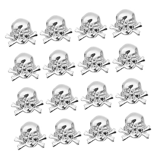 LALADEFIEE 48St Piraten ring gotischer Schädelring Halloween-Ring Skelettring halloween costume halloween kleidung spielzeug Ringe Schädelring aus Kunststoff Zubehör für Piratenpartys Plastik von LALADEFIEE