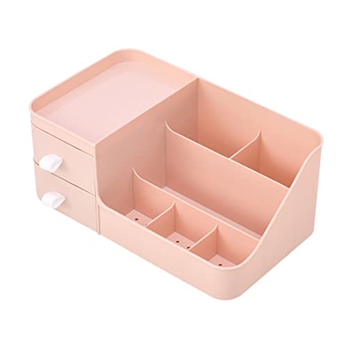 LALADEFIEE Desktop Kosmetik Organizer Mit Schubladen 1 Stück Make Up Für Lippenstifte Und Kosmetik Ideale Sortierbox Für Studenten Und Schminktische von LALADEFIEE