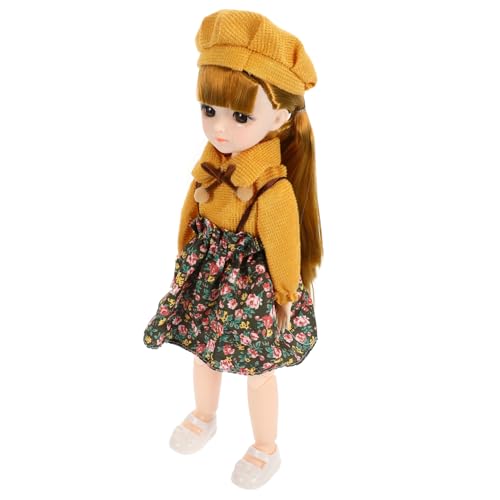 LALADEFIEE Kinderpuppen Bjd-puppenkörper Elfenpuppe Feenpuppenkleidung DIY-Puppe Bjd Mädchenpuppe Prinzessin Puppe Spielzeug Intelligente Puppe Vintage-Puppen Kleine Puppe Colorful Kunststoff von LALADEFIEE