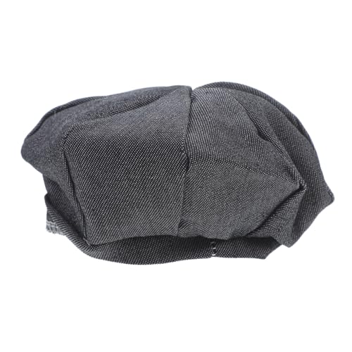 LALADEFIEE Puppenhut Teddybärmütze Kostümhut Puppenkopfschmuck Puppenaccessoire Puppenkleidung Zubehör Kappen Modepuppen Mini-Hüte entzückende hüte kleine Hüte für Puppen Polyester Dark Grey von LALADEFIEE