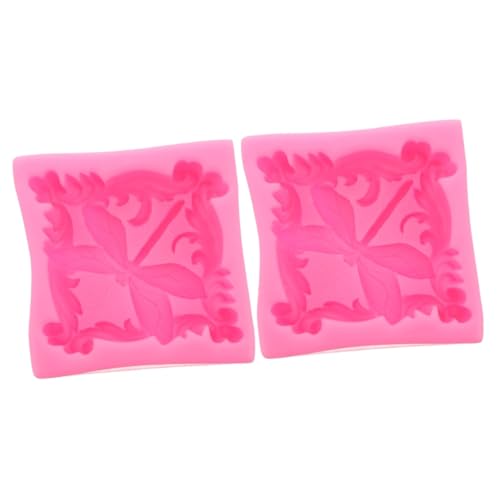 2 Stk Silikonform Kuchenformen zum Backen von Formen Kugel Zinn Cake-Pop-Form Mousse funkeln schokoladenform silikonmuffinformen Fondantform Libelle Schimmel 3D-Form Kieselgel Rosa LALAFINA von LALAFINA