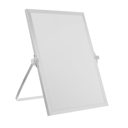 Kleine Tafel Auf Einem Ständer Montiertes Whiteboard Mini-whiteboard Durchsichtige Papiertüten Doppelseitiges Whiteboard Kleine Papiertüten Magnetisches Whiteboard Silver Aluminium LALAFINA von LALAFINA