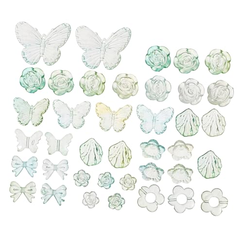 LALAFINA Charm Kit Schmuckherstellungsset Acrylperlen Für Halsketten Schmuckherstellung Charms von LALAFINA