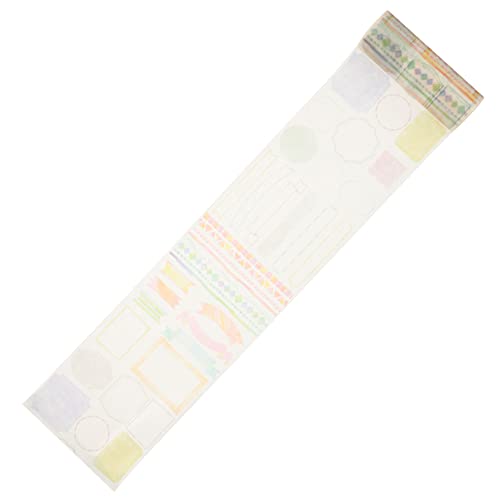 LALAFINA 1 Rolle Grenze Notizbuch und Papier the washi tape wandverkleidung Wanddekoration Washi-Tape Spender klebrig aufkleber Scrapbook-DIY-Klebebänder DIY Washi Tape Japanisches Papier von LALAFINA