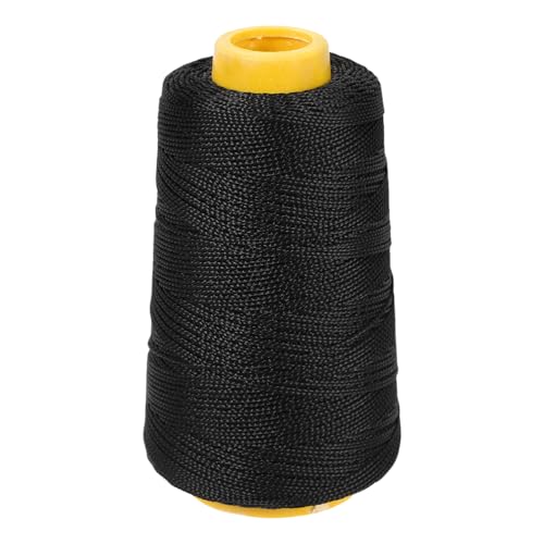 LALAFINA 1 Rolle Nähgarn Dekoration reparieren digitale Aufkleber Maniküre-Stiftwerkzeuge handgefertigte Accessoires Dekoratives Garn DIY Nähbedarf DIY-Quiltgarn Reparaturfaden Nylon Black von LALAFINA