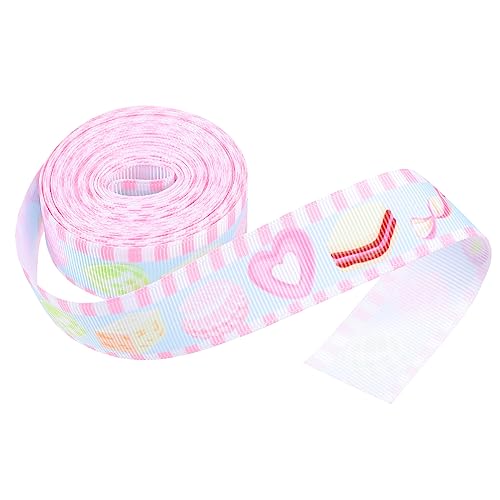 LALAFINA 1 Rolle Schleife kariertes Band Eiscreme Band zum Basteln Eisband Weihnachtsband ribbon ripsband susigkeiten Geschenkverpackungsband Geschenkbänder ein Verpackungsband Polyester von LALAFINA