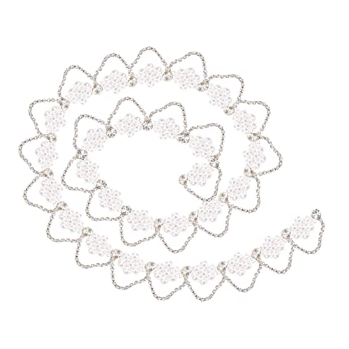 LALAFINA 1 Saiten Strass -trimmpearls Strasskette Strass -perlenverkleidung Für Handwerkskleidung Haarzubehör Hochzeit von LALAFINA