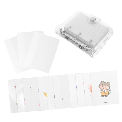 LALAFINA 1 Satz Mini-Notizbuch büromaterial office supplies notepad mini notizbuch notizgitter Tablette leeres Notizbuch Multifunktions-Mini-Ordner kleines Notizbuch PVC Silver von LALAFINA