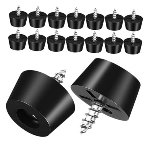 LALAFINA 1 Satz Möbelmatte Radstopper Für Möbel Möbelbeine Stuhlrollenräder Rollstuhlmatte Für Hartholz Möbelunterlagen Aus Gummi Schreibtischstuhl Ohne Rollen Drehstuhl Pvc Black 100st von LALAFINA