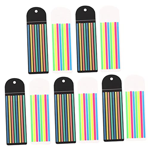 LALAFINA 1 Satz Schlanke Haftnotiz Lese-highlight-strips Zum Selbermachen Klebrige Seitenflags Highlighter Strips Farbige Markierung Tragbare Lesestreifen Highlight-streifen 10 Blatt von LALAFINA