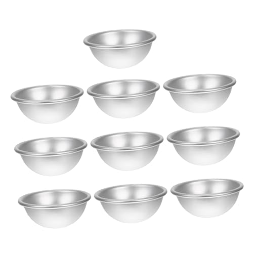 LALAFINA Aluminium Legierung Formen Bad Form Set 10 Pcs Halb-kugel Formen Für Die Herstellung von LALAFINA