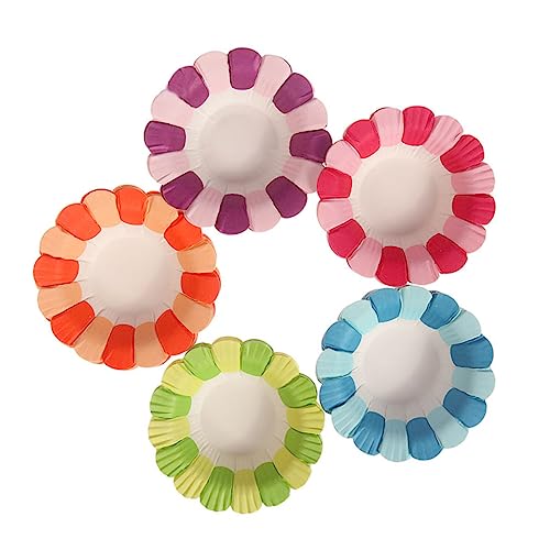 LALAFINA 100St handgefertigte Pappteller bastelsets+für+kinder bastel set für kinder abbaubare Pappteller Papierblumen handgefertigt Tischdekorationen Hochzeitsteller DIY zubehör von LALAFINA