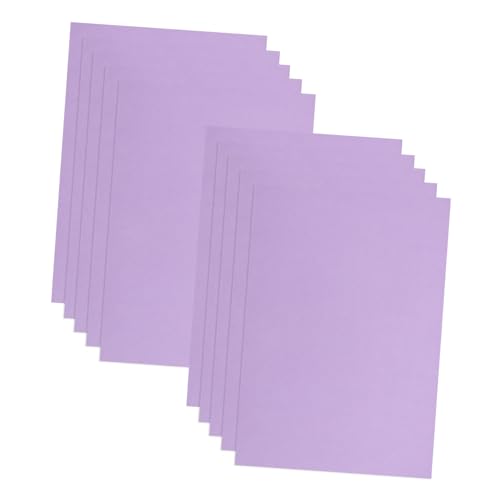 LALAFINA 10St Kartenvorrat kartenpapier papier für karten weihnachtskarton papier farbiges Papier Konstruktionspapier Bastelkarton Karton Weihnachten Weihnachtsfarbener Karton Violett von LALAFINA