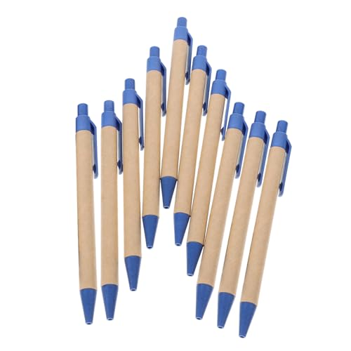 LALAFINA 10st Kugelschreiber Schwarze Stifte Markierungen Stifte Schwarze Tinte Mini-stift Massenstifte Dünne Whiteboard-stifte Papier Mechanische Stifte Nachfüllungen Einziehbar Blue Pp von LALAFINA