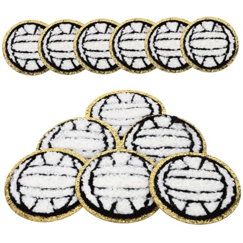 LALAFINA 12St Fußball-Patch repair patch stickrahmen Sport-Patches-Applikation schwarze Kugelkappe Baseballmützen dekorative Kleiderflicken Fellflecken für den täglichen Gebrauch Polyester von LALAFINA