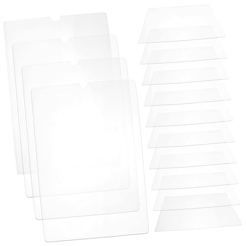 LALAFINA 14 Stück dokumentenmappe document folder Dokument Papierbehälter Papierordner Brieftasche briefumschläge Aufbewahrungstasche für Dokumente einfache Dokumentenordner PVC Transparent von LALAFINA