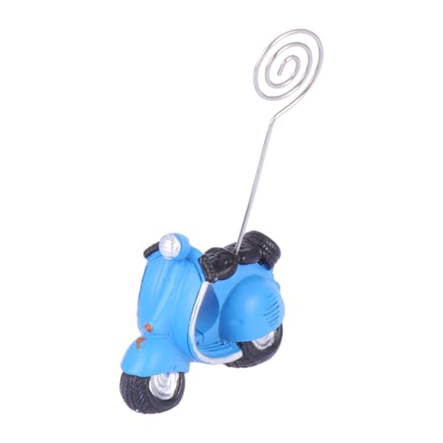 LALAFINA 1stk Inhaber Schnullerclips Notizklammern Clip-adapter Memoboard Überwachen Lätzchen Schnullerclip Memo-clip Trockenlöschtafel Für Den Schreibtisch Desktop-fotoclip Fotohalter Blue von LALAFINA