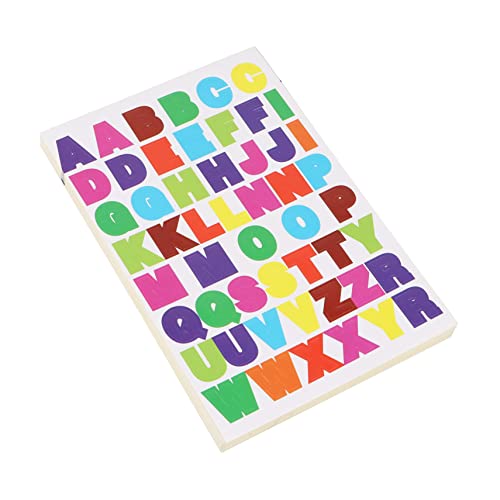 LALAFINA 2 Sätze Aufkleber Druckbar Alphabet Briefmarken Punkte Große Noten Scrapbooking Sticker Scrapbook Stickers Notebook Sticker Briefumschlag Sticker Wand Polster Papier 50 Stück * 2 von LALAFINA