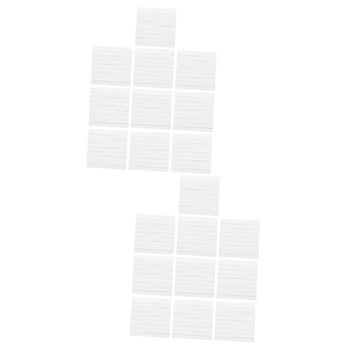 LALAFINA 2 Sätze Horizontales Notizbuch Selbstklebender Notizblock Notizblöcke A5 Markitawerzeug Durchschreibepapier Notepad Quadratische Notizzettel Tragbare Postnotizen Weiß 10 Stück * 2 von LALAFINA