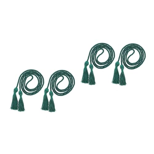 LALAFINA 2 Sätze Quasten-ehren Seil Abschlussfeier Abschlussgeschenk Weiße Graduierungskordel Goldenes Seil Seile Abschlussquaste 2022 Abschlussfoto-requisite Polyester Green 2 Stück * 2 von LALAFINA