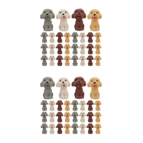 LALAFINA 2 Sätze Welpe Radiergummi Kinderspielzeug Hundeschmuck Für Zu Hause Haustier Cool Briefpapier Erasers for Mini-welpen-radiergummis Radiergummis Für 36 Stück * 2 von LALAFINA