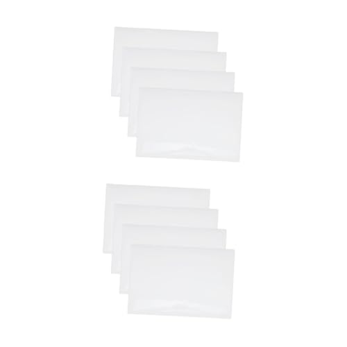 LALAFINA 2 Sätze Whiteboard-aufkleber Reißbretter Für Die Früherziehung Löschbares Zeichenbrett Für Waschbare Etiketten Leicht Zu Reinigendes Whiteboard Pvc Weiß 4 Stück * 2 von LALAFINA