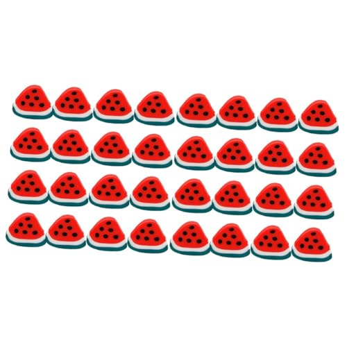 LALAFINA 200 Stk Wassermelonen-tonscheiben Schmuck-tonperlen Frucht-ton-perlen Wassermelonen-anhänger Diy Spacer-perlen-charms Wassermelonenperlen Halskettenperlen Aus Ton Polymer-ton von LALAFINA