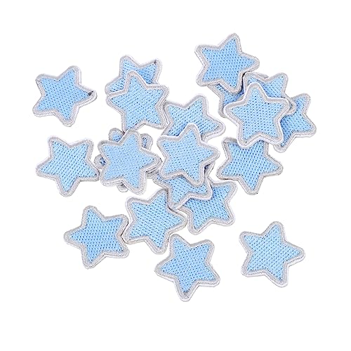 LALAFINA 20st Pentagramm-patch Hallo Patch Pickel Patches Sterne Gestickte Aufnäher Flecken Flicken Nähen Flicken Aufnähen Aufnäher Nähen Sternenkonfetti Für Den Tisch Polyester Blue von LALAFINA