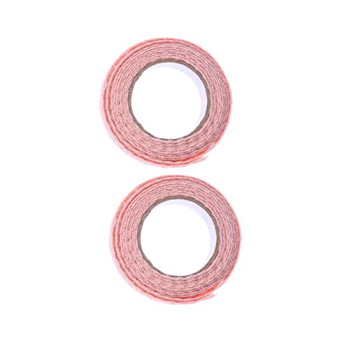 LALAFINA 2Pcs Spitzenbesatzband Blumenband Maskierung Schleife Spitzenstoff klebrig Handwerkliche Dekoration Dekorative Klebebänder Einzigartige Dekoration Spitzenband Klebeband Rosa von LALAFINA