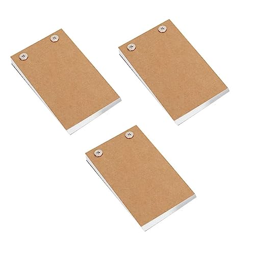 LALAFINA 3 Sätze Abnehmbare Notiz Leere Notizbücher Mini-sammelalbum Mini-notizbücher Notizzettel Schreibheft Write Board Multifunktionale Blanko-notizblöcke Zeichenpapier 3 Stücke * 3 von LALAFINA