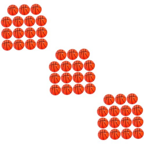 LALAFINA 3 Sätze Bleistiftspitzer in Basketballform Kleine Bleistiftspitzer Buntstifte Für Kinder Bleistiftspitzer Mit Handkurbel Bleistifte Für Studenten Metall Orange 15 Stück * 3 von LALAFINA