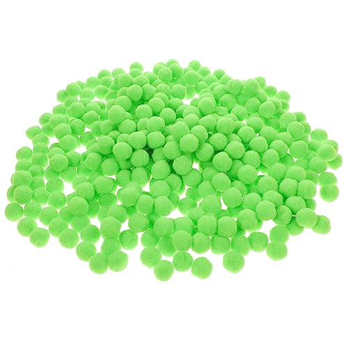 LALAFINA 3 Sätze Bommel Bastelkasten Bastelmaterial Dekorationsartikel Diy Dekoration Mini- Katzenbälle Spaß Flauschige Ballverzierungen Plüsch Pompons Light Green 2000 Stück * 3 von LALAFINA