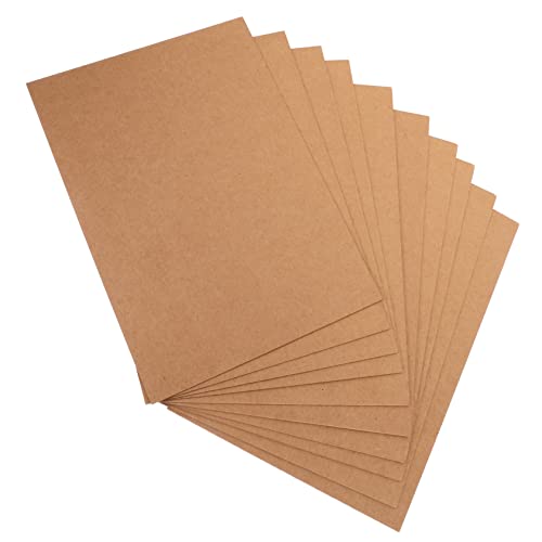 LALAFINA 3 Sätze Kraftpapier Weißer Plakatkarton Weißer Karton Leere Notizkarten Mit Umschlägen Kartenvorrat Leeres Blatt Leere Karten Briefpapier Weißes Geschenkpapier Brown 10 Blatt*3 von LALAFINA