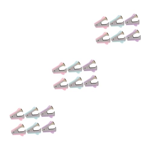 LALAFINA 3 Sätze Mini-nagelentferner Entferner Für Polsterklammern Lagerabzieher Hefterentferner Hefter Abzieher Nagelzieher Fürs Büro Clip-entferner-werkzeug Aluminiumlegierung 6 Stück * 3 von LALAFINA