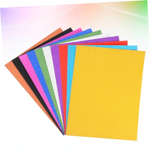 LALAFINA 30 Stück Glitzerpapier A4 Bunt Mit Selbstklebender Rückseite Handgefertigtes Bastelpapier Für Und Erwachsene Ideal Zum Basteln Von Blumen Und Kreativen Projekten von LALAFINA