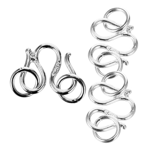 LALAFINA 3St Schmuck aus Sterlingsilber Zange Armbandperlen Freundschaftsarmband-Kit schmuckwerkzeuge schmuckverbinder Stecker für Schmuckverschlüsse Verschluss für Schmuck Silber- Silver von LALAFINA