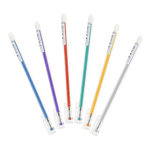 LALAFINA 4 Sätze Aquarellstift Im Taschenformat Kugelschreiber Farbige Stifte Gelschreiber Schwarz Gelstifte Gel Schreibstifte Pen Unterschrift Gelstift Büro-gelstift Plastik 6 Stück * 4 von LALAFINA