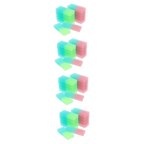 LALAFINA 4 Sätze Farbverlaufsradierer Radierstift Gelee-radiergummis Abwaschbare Marker Mini Erasers for Süße Radiergummis Lustige Radiergummis Kleine Radiergummis Pvc 12 Stück * 4 von LALAFINA