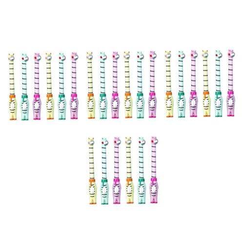 LALAFINA 4 Sätze Gel Stift Kugelschreiber Schreibutensilien Stifte Ballpoint Pen Unterschrift Stift Hasenstifte Süßer Stift Zeichenstifte Stift in Giraffenform Plastik 6 Stück * 4 von LALAFINA