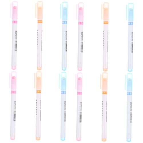 LALAFINA 4 Sätze Roller-textmarker Gel-highlighter Markierungen Für Die Schule Sammelalbum Textmarker Masse Schicke Marker Stoffmarker Kinderanzüge Rollerstift Plastik 3 Stück * 4 von LALAFINA