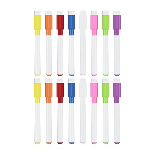 LALAFINA 48St löschbarer Whiteboard-Marker magnetischer Trockenlöscher Etiketten whiteboard stifte stempelstifte für magnetischer Whiteboard-Marker Whiteboardstift Plastik von LALAFINA