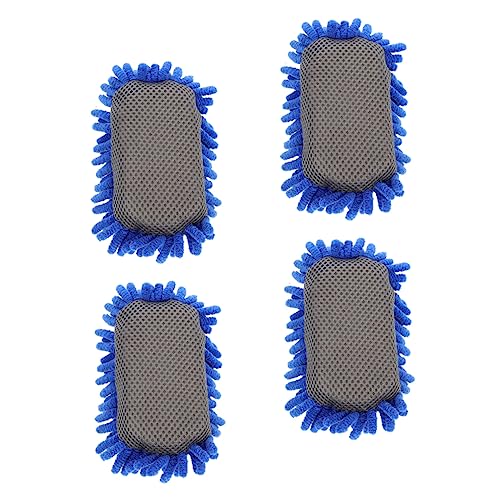 LALAFINA 4Pcs Reinigungsschwamm Trockener Eraserboard Reiniger Trockener Erase Tafelwischer Board Eraser School Lieferungen Chenille von LALAFINA