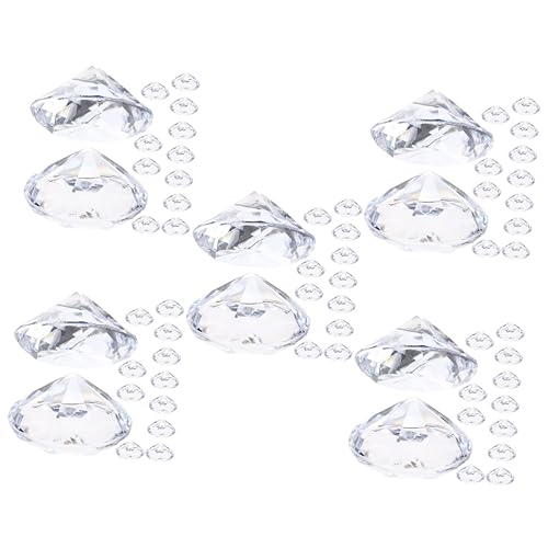 LALAFINA 5 Sätze Diamond Position Kartenhalter Gold Runden Steht Platte Stand Hochzeitsdeko Visitenkarten Halterung Clips Für Visitenkarten Hochzeitshalter Acryl Transparent 12 Stück * 5 von LALAFINA